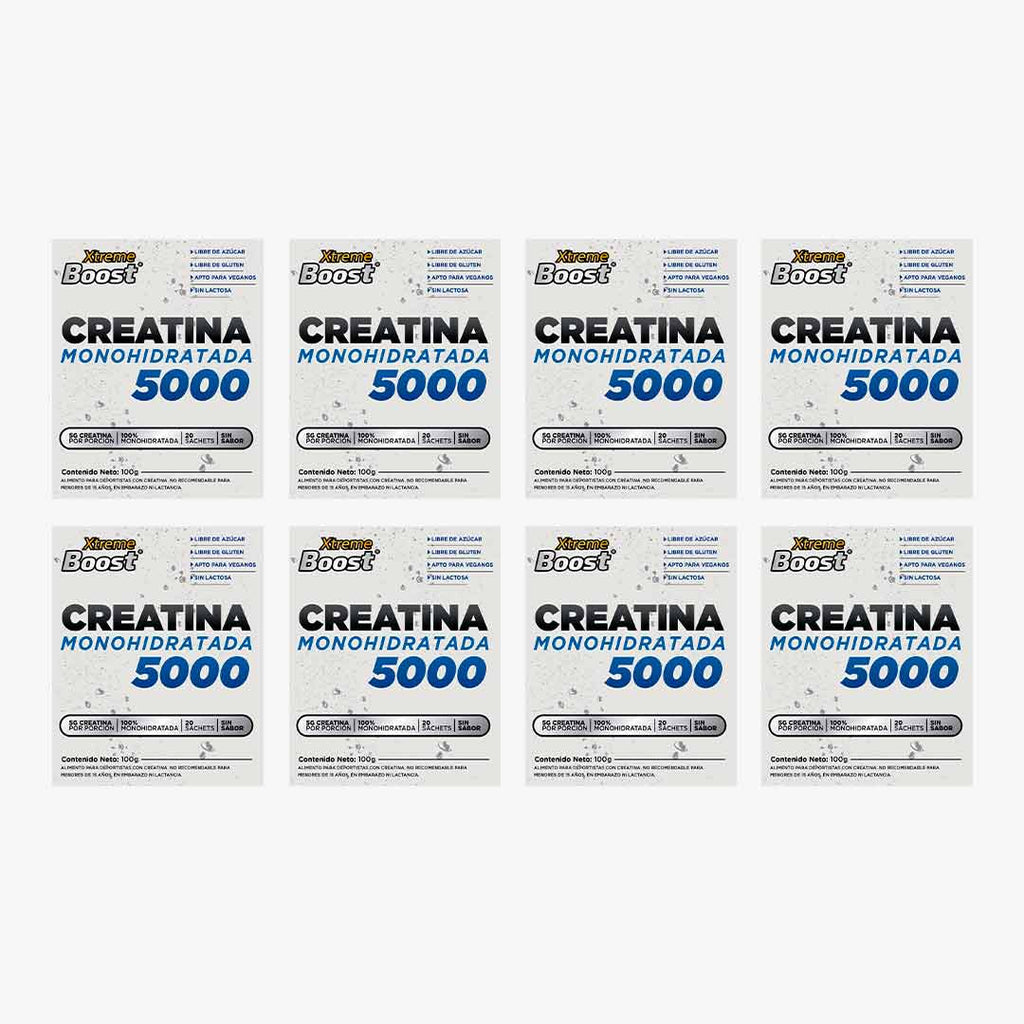 Creatina Monohidratada 5g Xtreme Boost Sin sabor