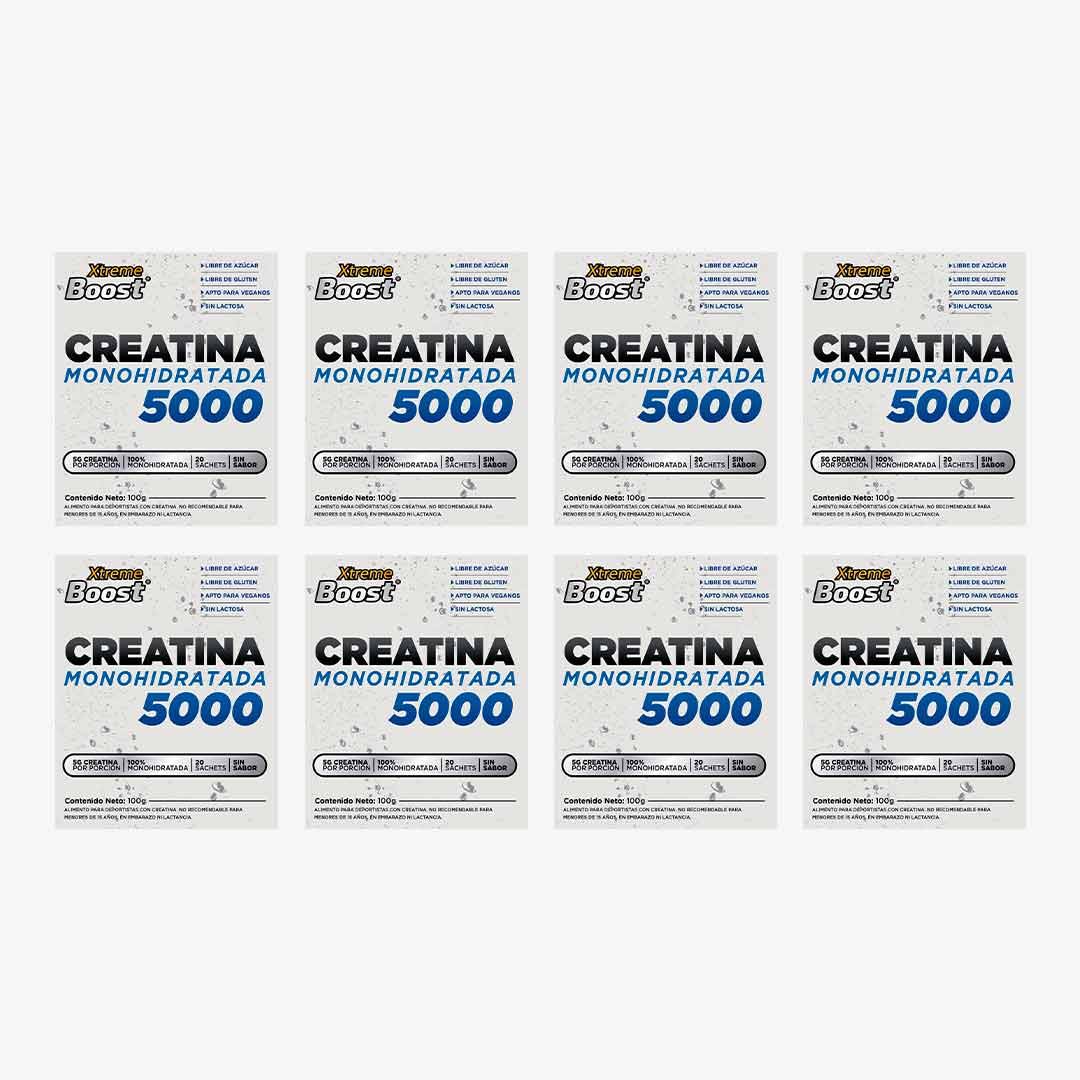 Creatina Monohidratada 5g Xtreme Boost Sin sabor