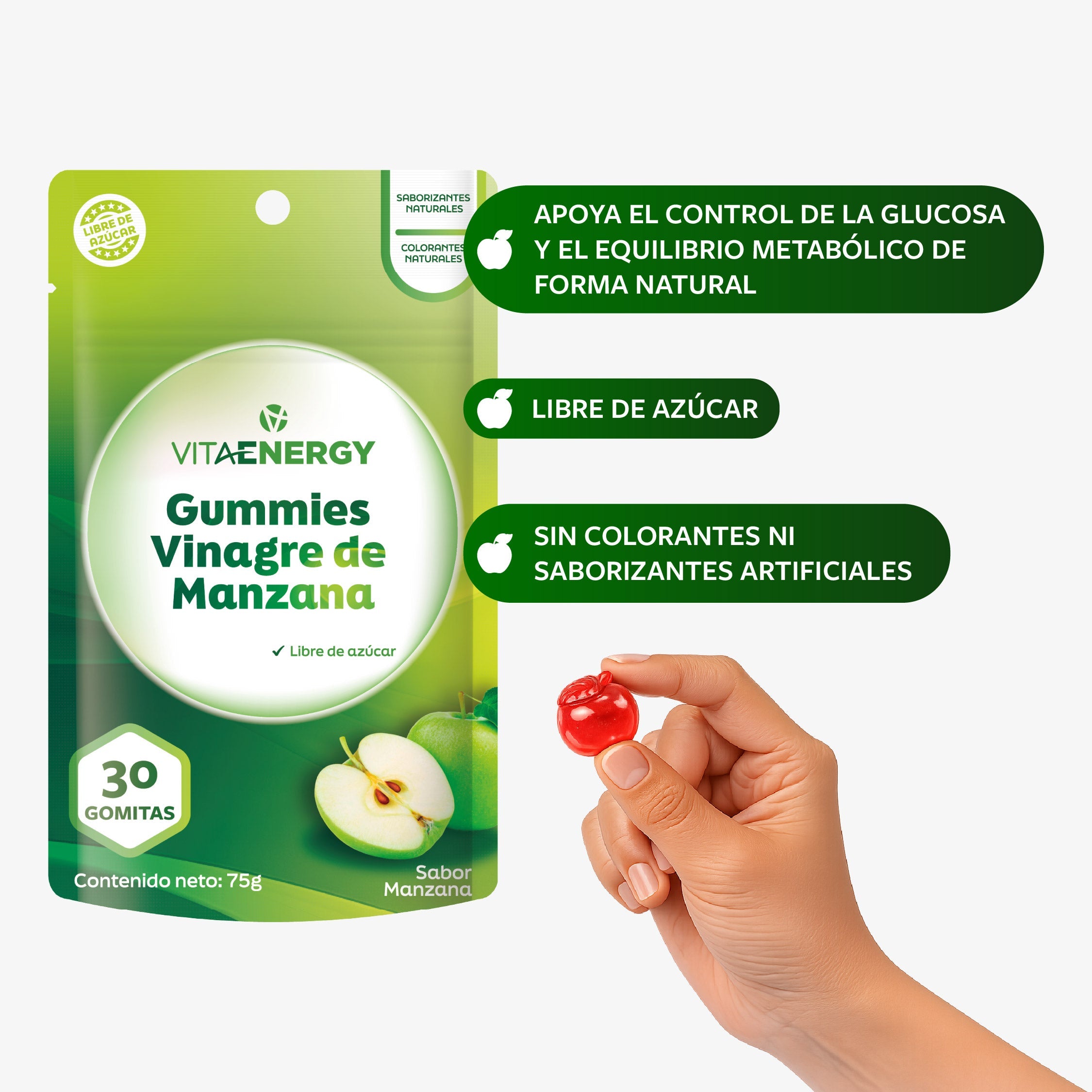 Gomitas Vinagre de Manzana