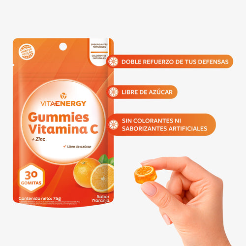 Gomitas de Vitamina C + Zinc