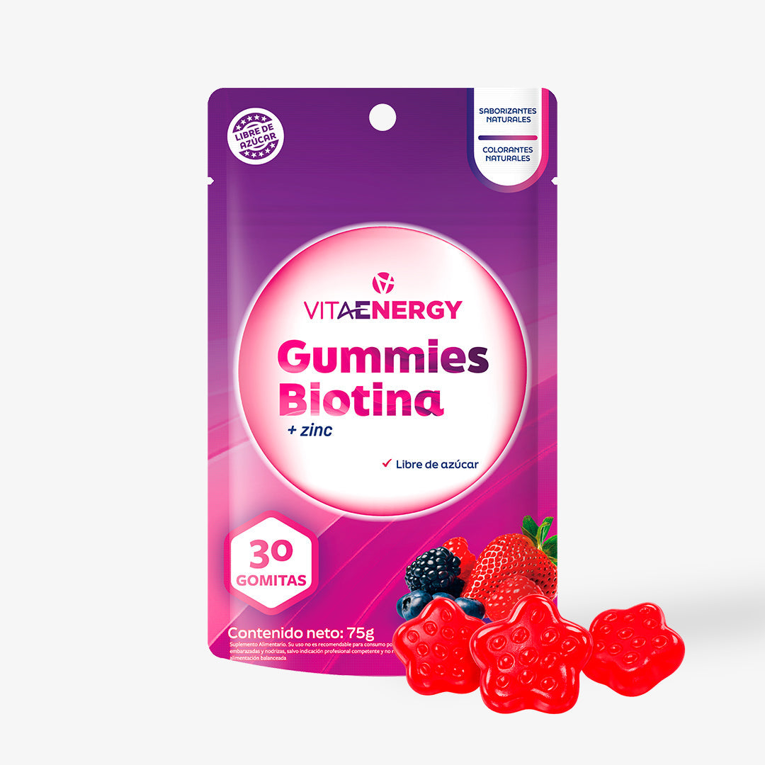 Gomitas de Biotina + Zinc