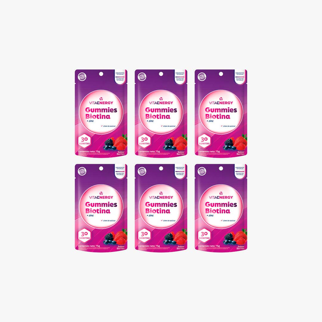 Gomitas de Biotina + Zinc