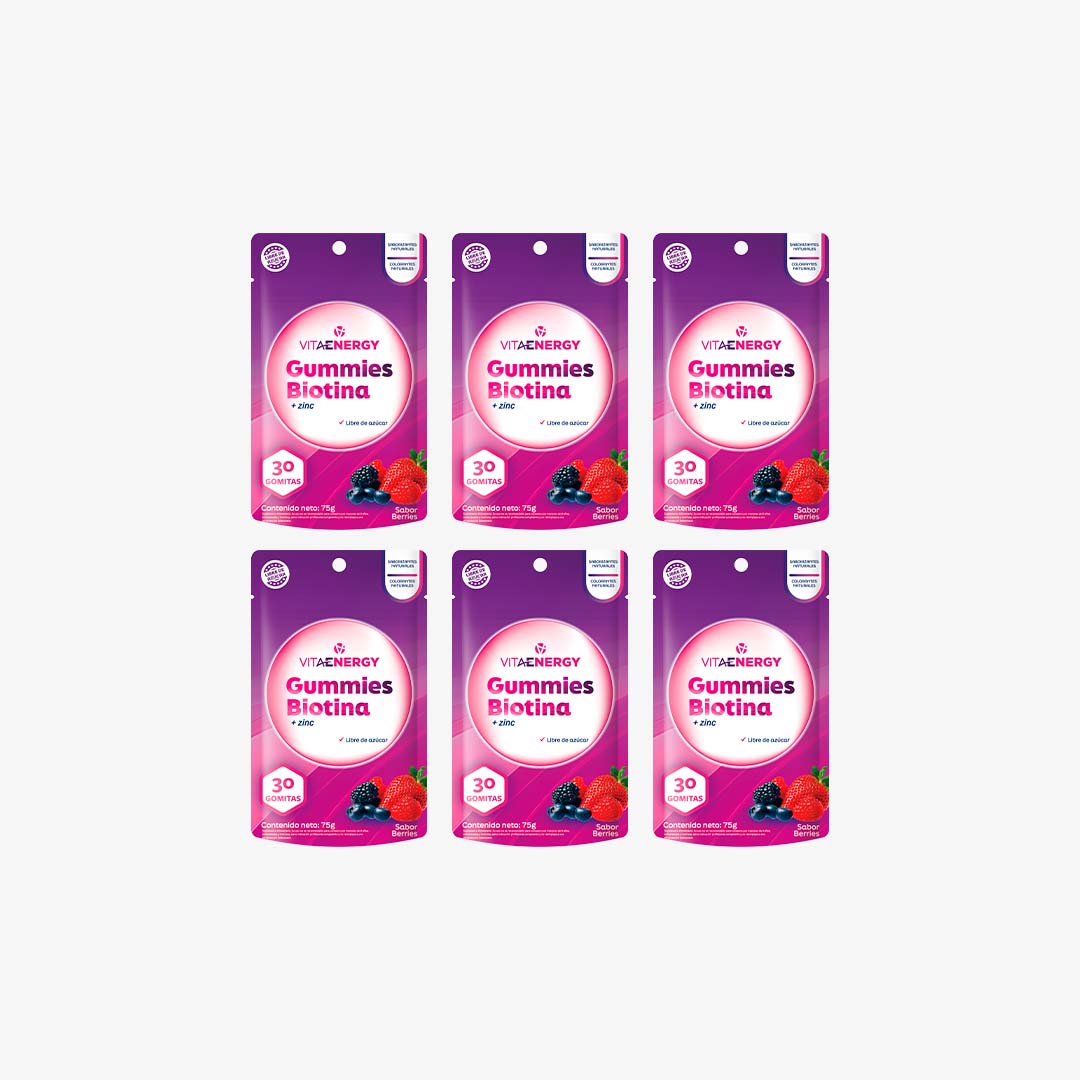 Gomitas de Biotina + Zinc