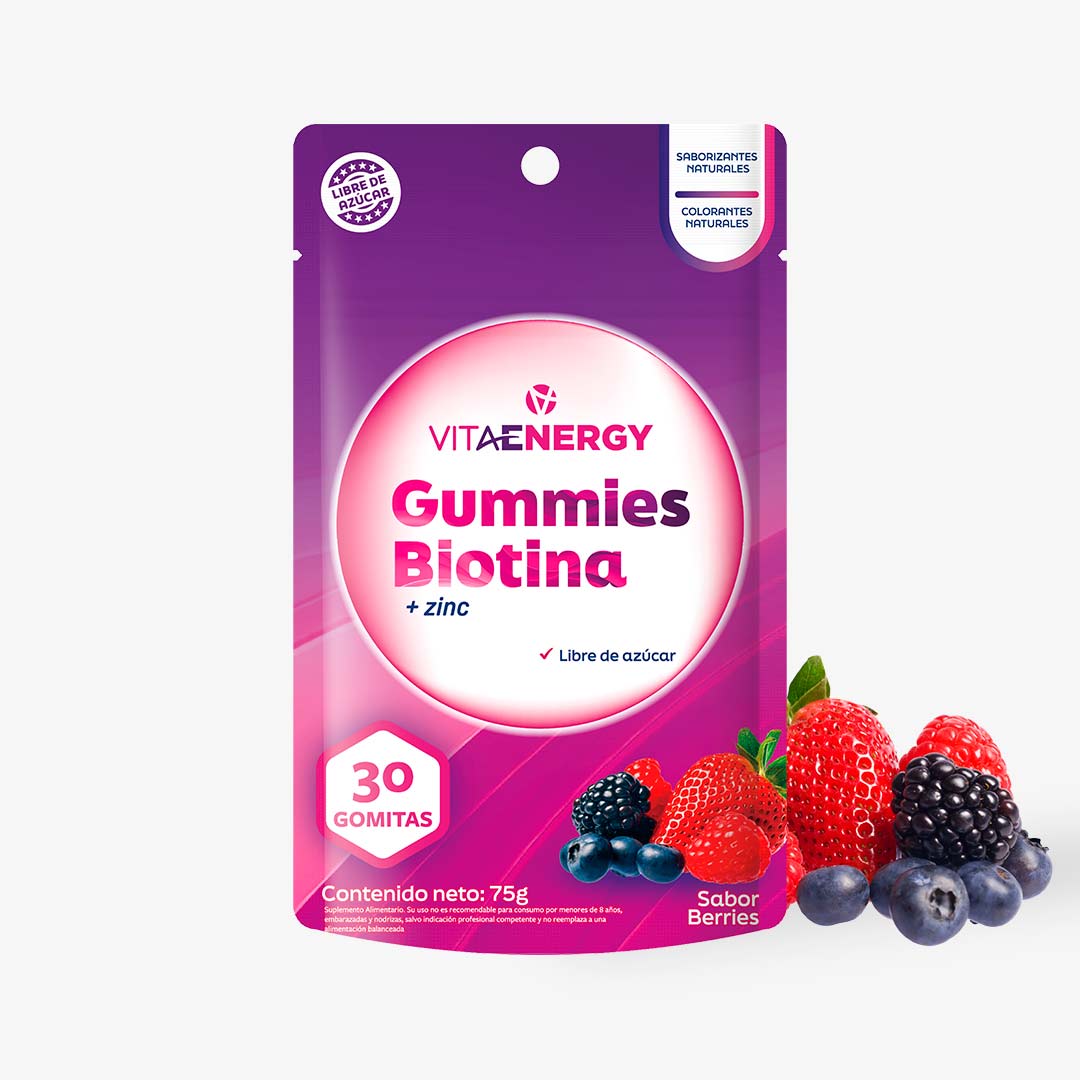 Gomitas de Biotina + Zinc