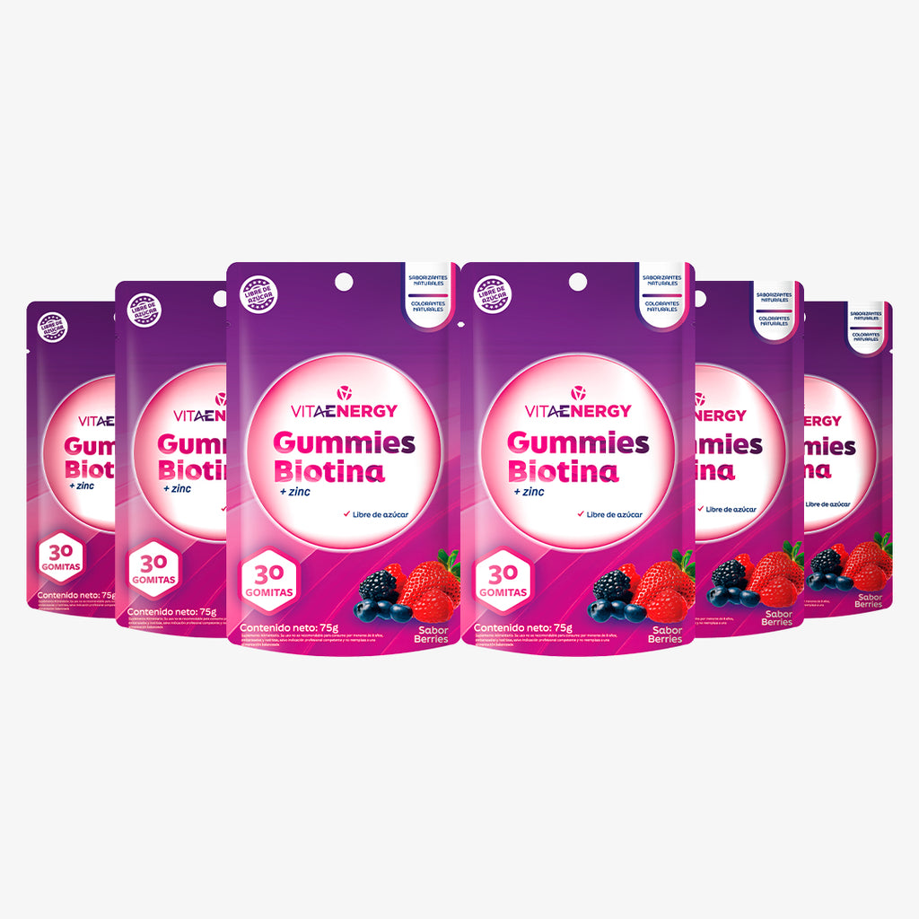 Gomitas de Biotina + Zinc
