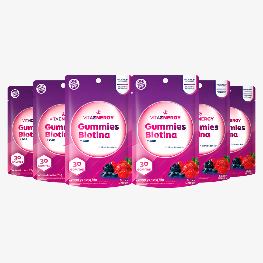 Gomitas de Biotina + Zinc