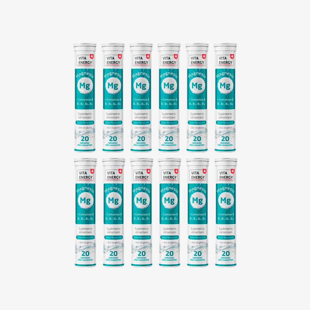 Magnesio + Complejo B Vitaenergy