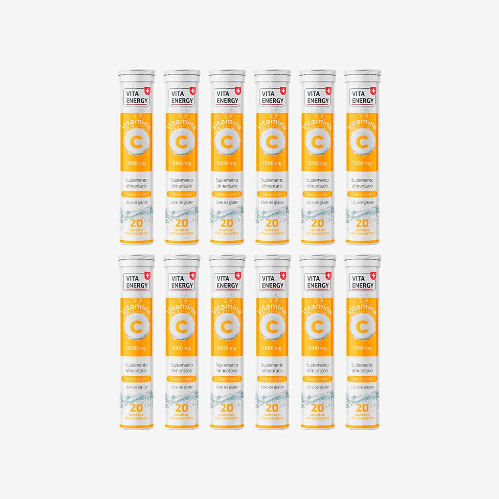 Vitamina C 1000mg Sabor Limón Vitaenergy