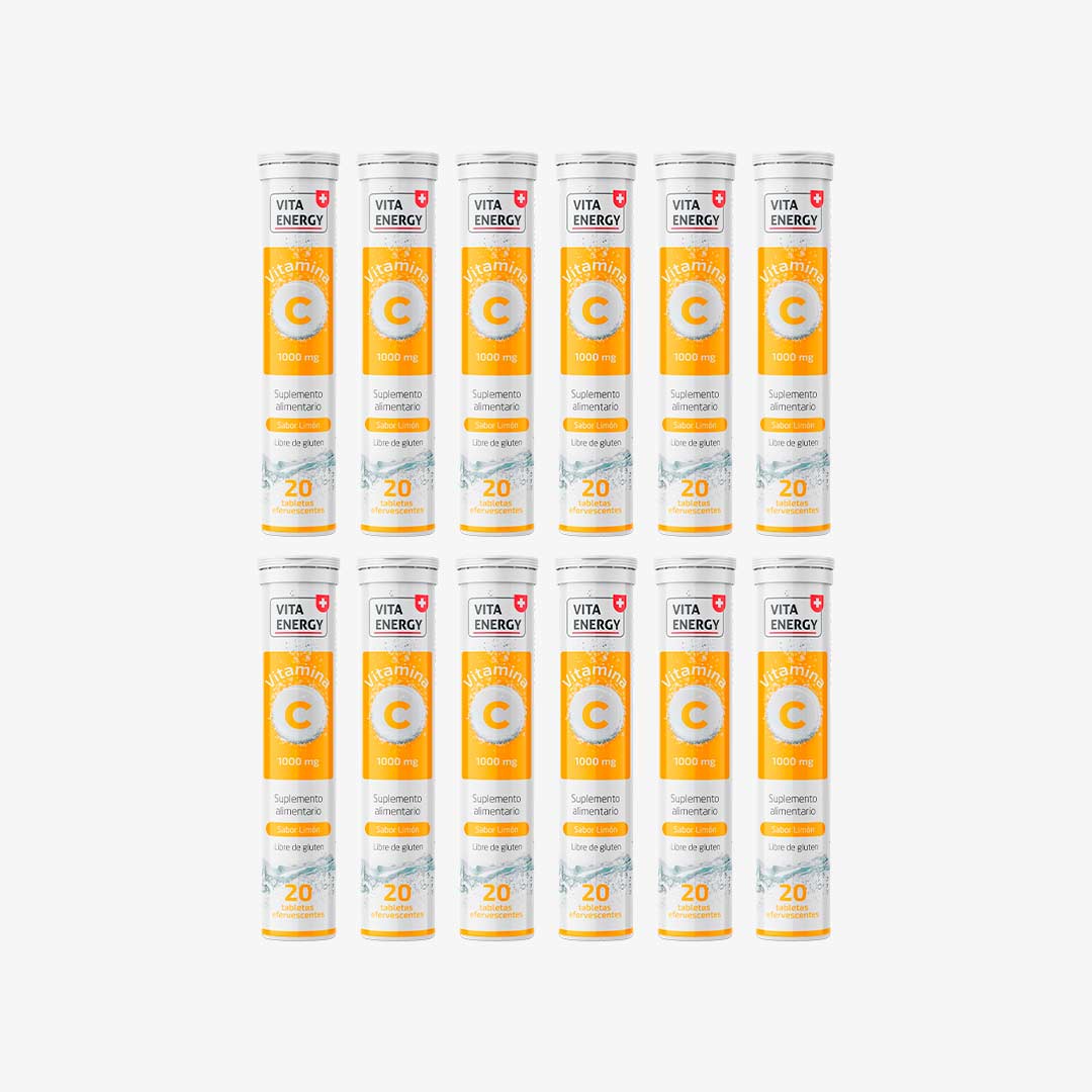 Vitamina C 1000mg Sabor Limón Vitaenergy