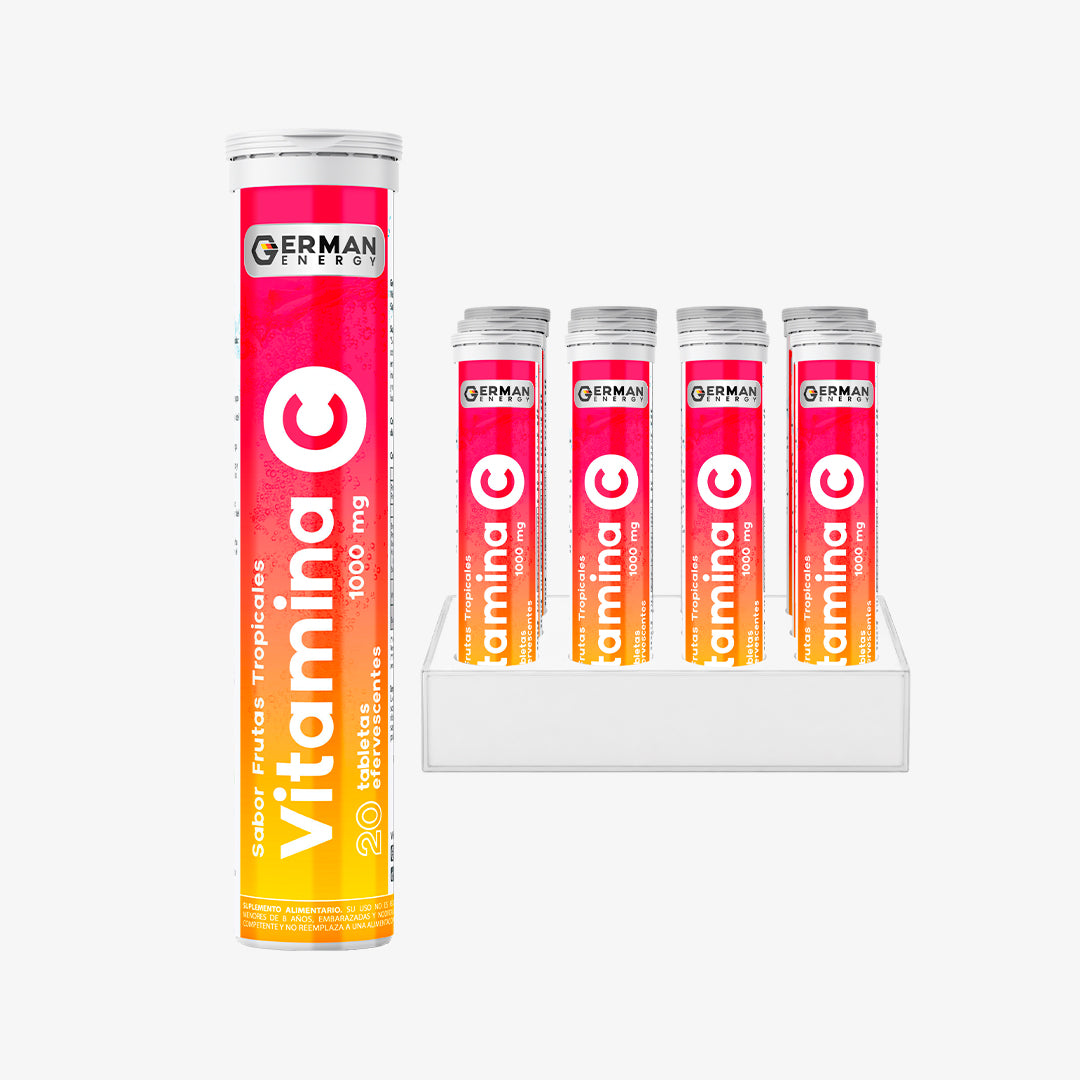Vitamina C 1000mg sabor Frutas tropicales
