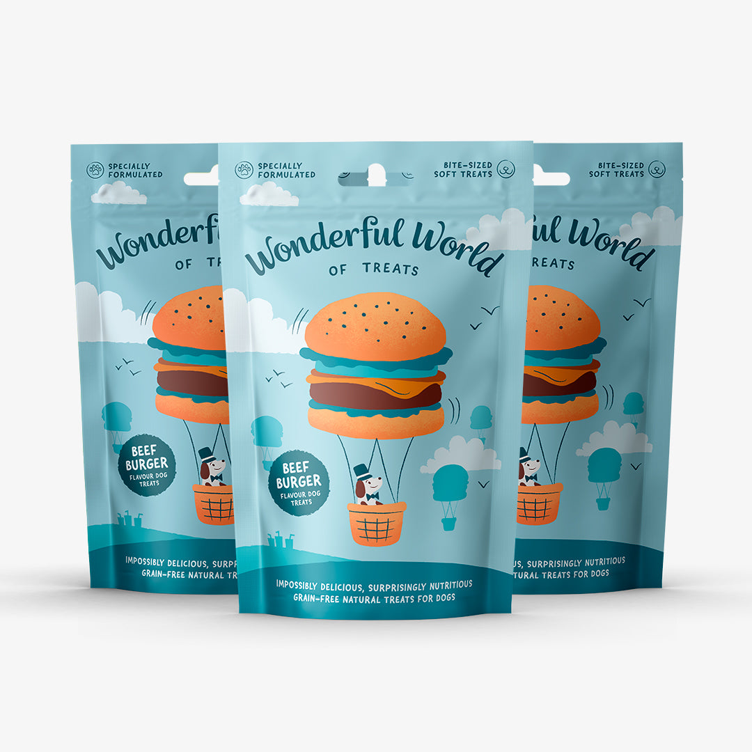 Snack Beef Burger 50 Gr WWOT - Pack de 3
